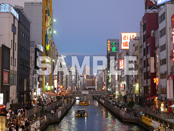 大阪道頓堀の夜 2