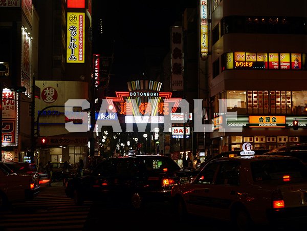 大阪道頓堀の夜 3
